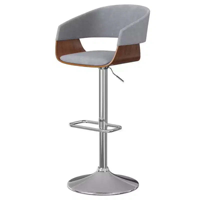 Calinda Adjustable Swivel Barstool Stone Gray - WyndenHall