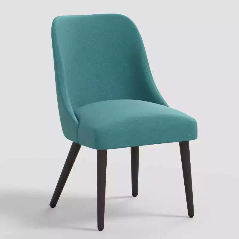 Skyline Furniture Tara Dining Chair Velvet Peacock