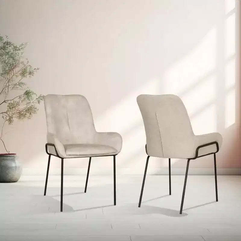 Brassex Jade Dining Chair Beige