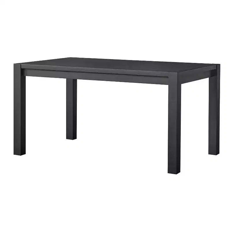 Buylateral Verdon Modern Farmhouse Rectangular Dining Table Black