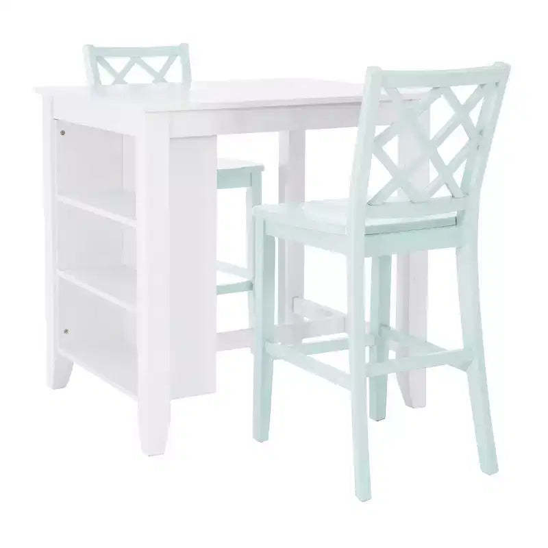 Powell 3pc Shelby Counter Height Dining Set Mint