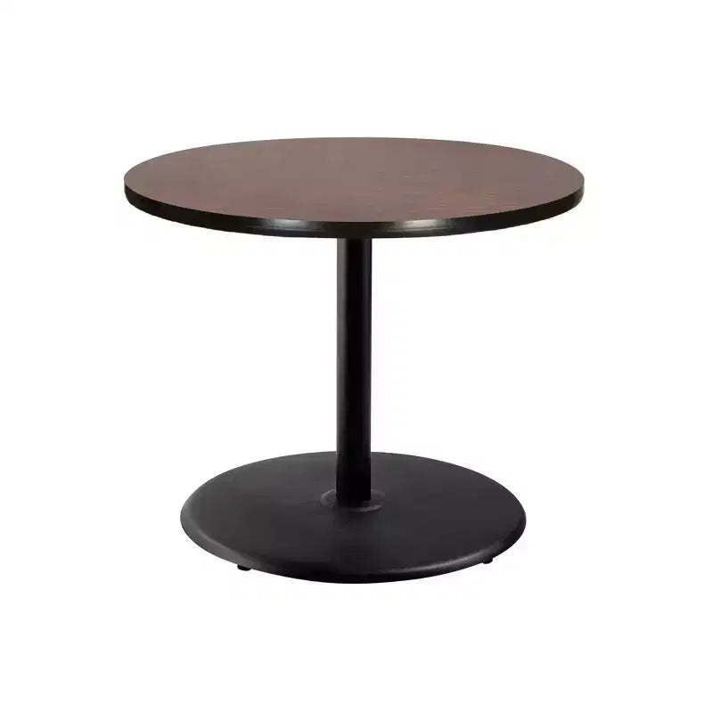 Hampden Furnishings 30" Bennet Collection Round Dining Table Black/Mahogany