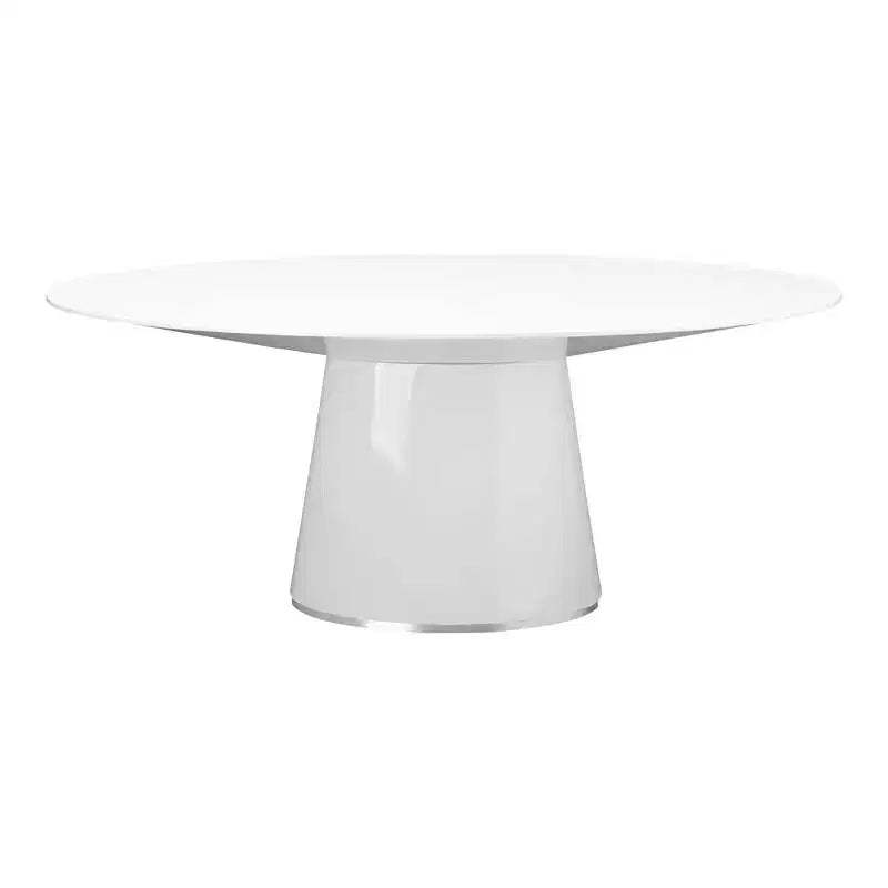 Madisonburg Oval Counter Height Table White - Alder Bay