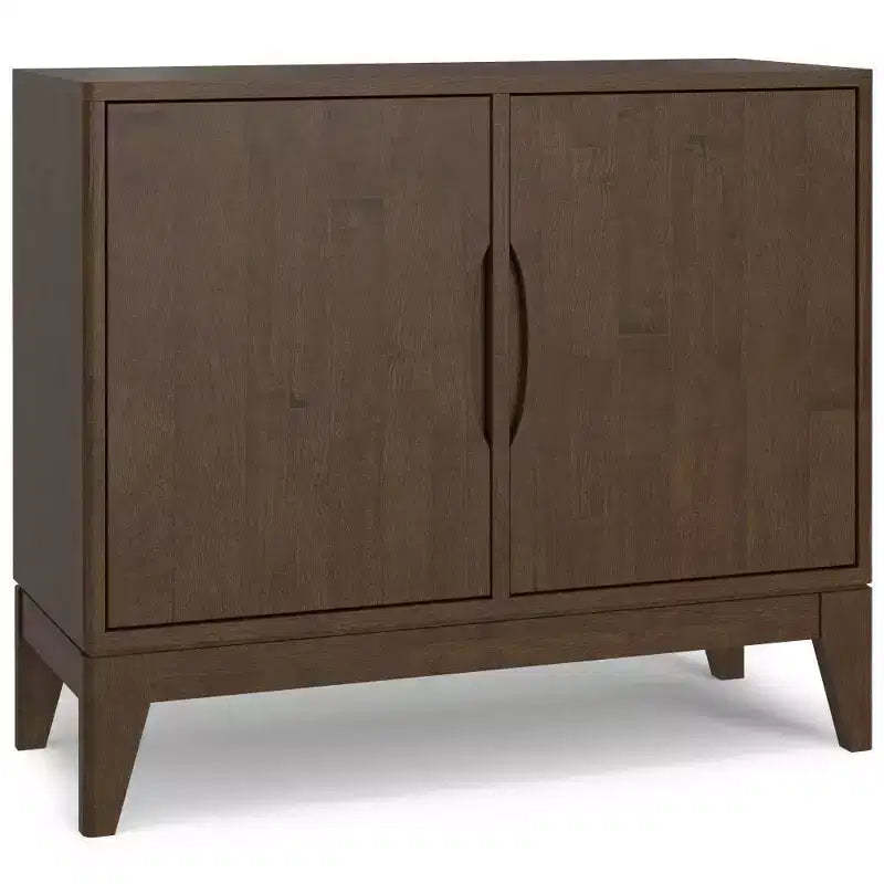 WyndenHall Pearson 2 Door Sideboard Buffet / Storage Cabinet Walnut Brown