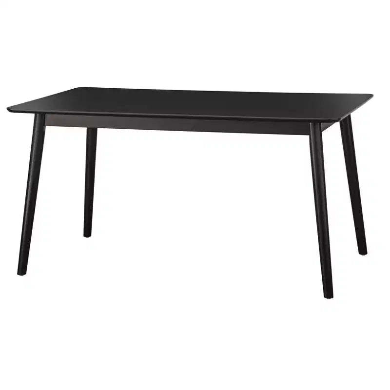 Lifestorey Whitney Rectangular Dining Table Black