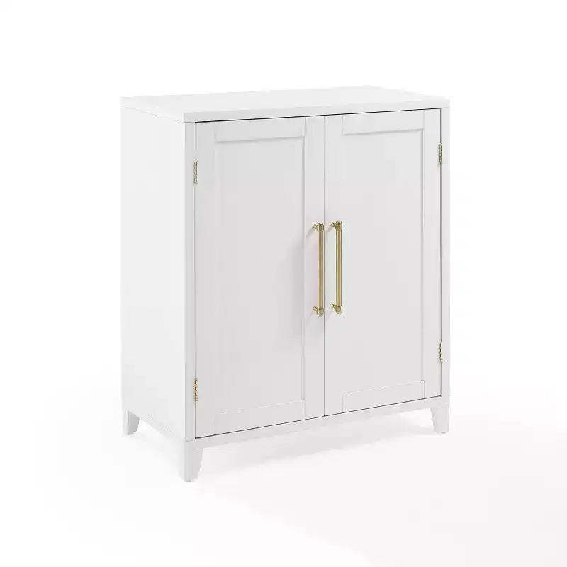 Crosley 36" Roarke Stackable Kitchen Pantry Storage Cabinet White