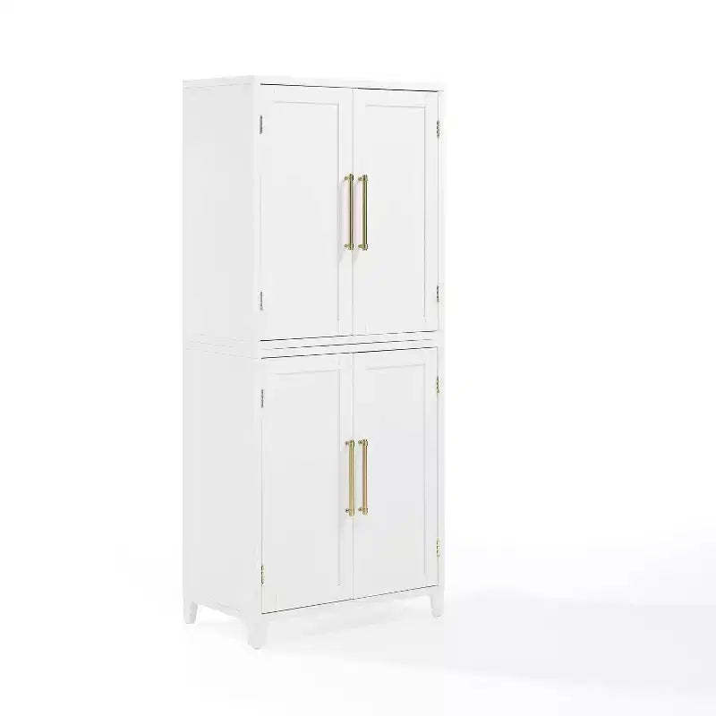 Crosley 70" Roarke Kitchen Pantry Storage Cabinet White