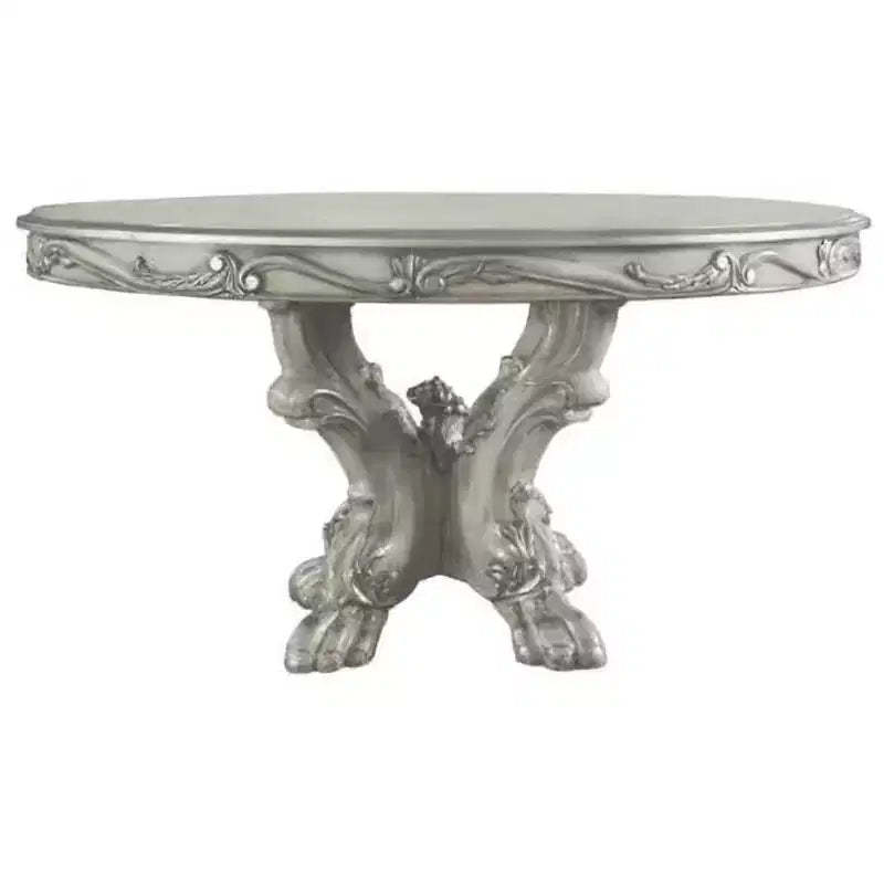 60" Dresden Dining Table Vintage Bone White - Acme Furniture
