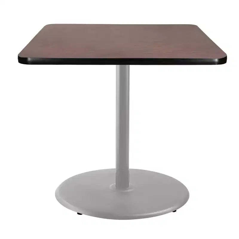 Hampden Furnishings 36" Bennet Collection Square Dining Table Gray/Mahogany