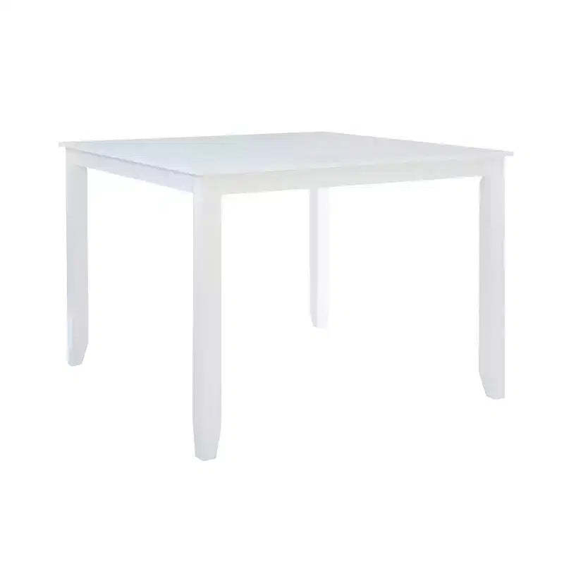 Shelby Solid Wood Traditional Square Counter Height Dining Table White - Powell