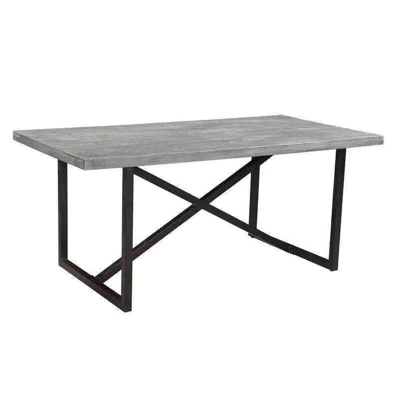 71" Raven Mango Wood Dining Table Brown - Timbergirl