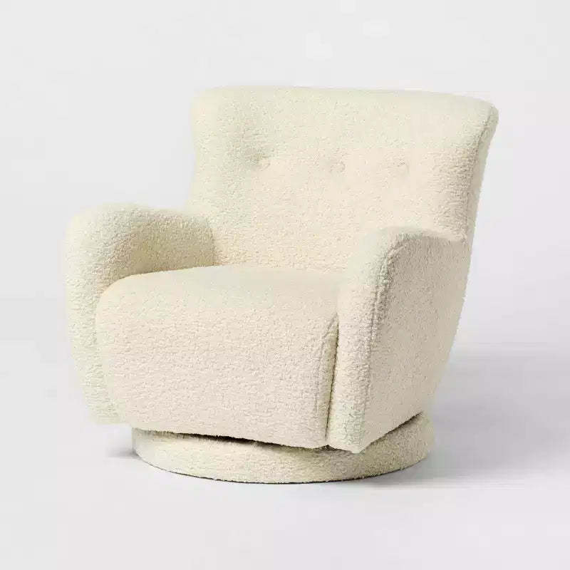 Kessler Swivel Chair Cream - Threshold™ designed with Studio McGee