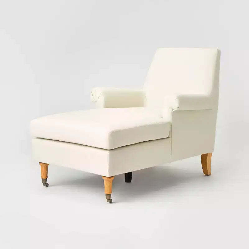 Mercer Chaise Natural Linen - Threshold™ designed with Studio McGee