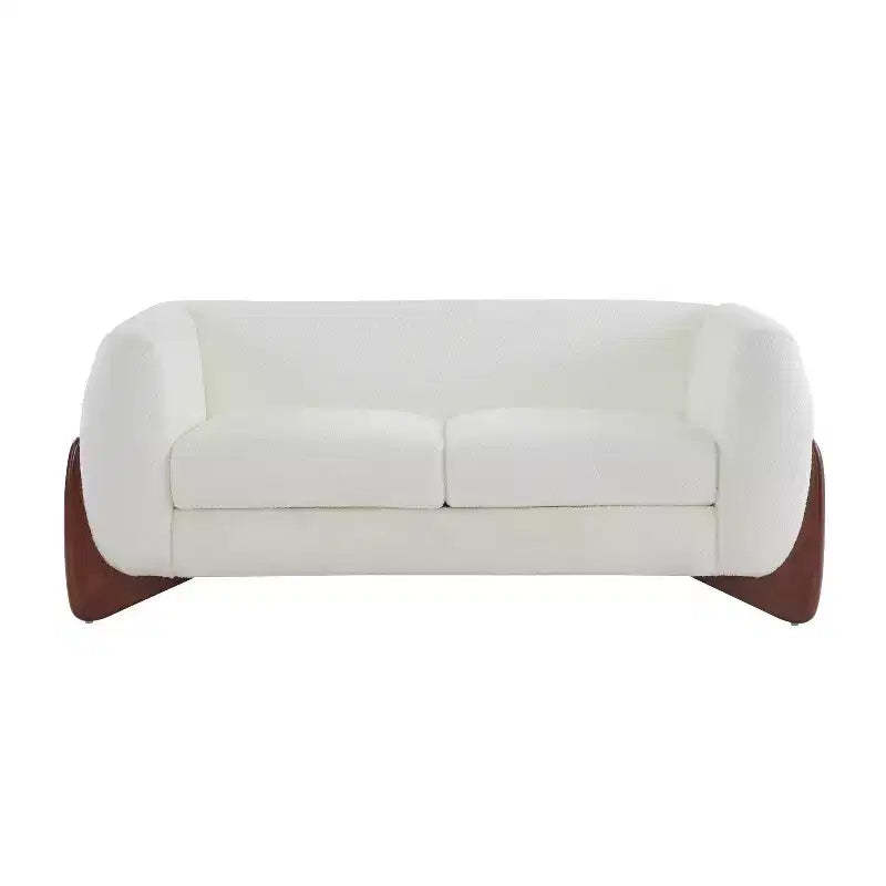 Christopher Knight Home James 63 " Boucle Fabric Loveseat Beige