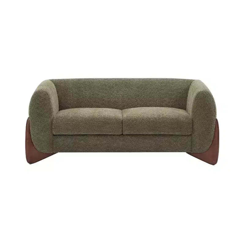 Christopher Knight Home James 63 " Boucle Fabric Loveseat Green