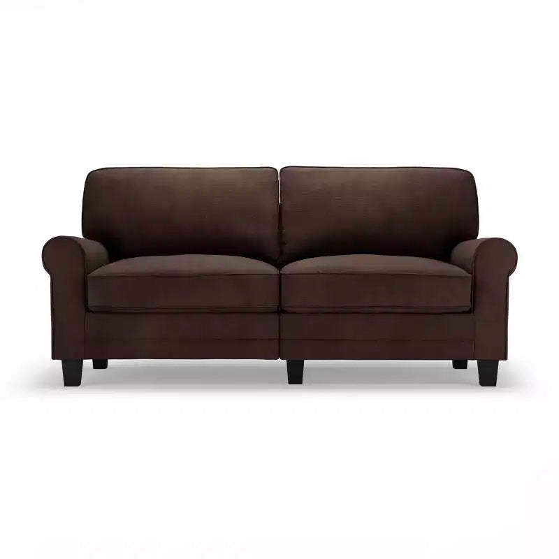 73" RTA Copenhagen Collection Sofa Rye Brown - Serta