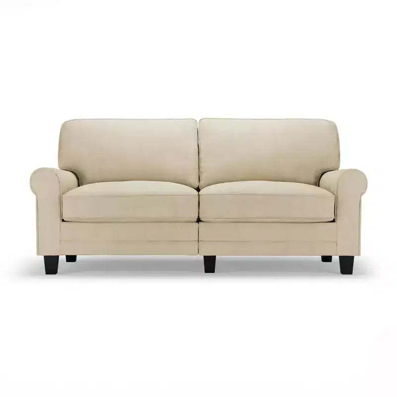 73" RTA Copenhagen Collection Sofa Marzipan - Serta: Compact, Easy-Care Upholstery