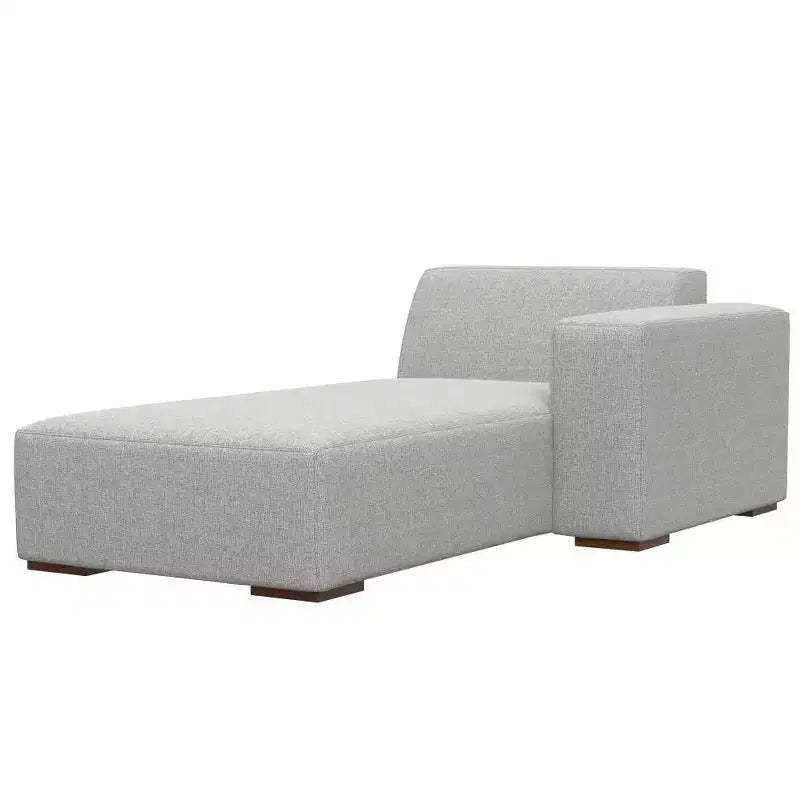 WyndenHall Biggs Right Chaise Module Pale Gray