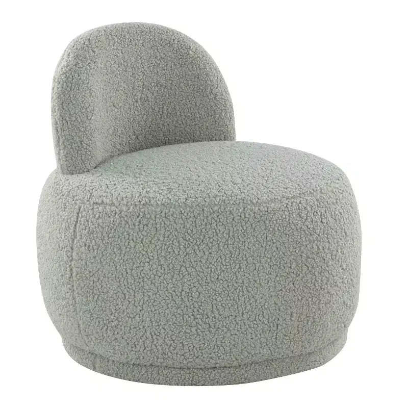 LumiSource Kimi Faux Shearling Accent Chair Green