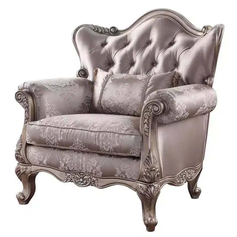 45" Jayceon Fabric Chair Champagne - Acme Furniture