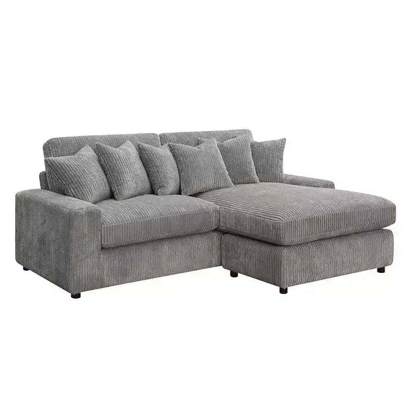 84" Tavia Sofa Gray Corduroy - Acme Furniture