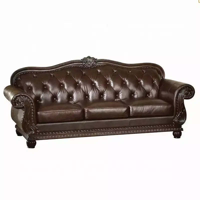 94" Anondale Sofa: Classic Button Tufted, Rolled Armrests - Acme Furniture
