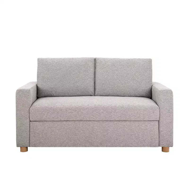 Serta Aurora Convertible Sofa Light GrayWoven
