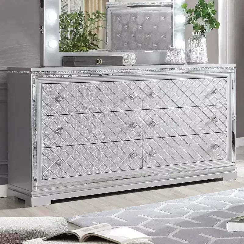 Tenaya 6 Drawer Dresser Silver - HOMES: Inside + Out