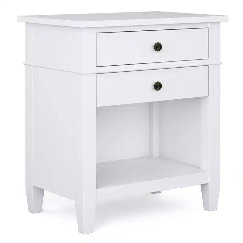 24" Sterling Solid Wood Nightstand White - WyndenHall
