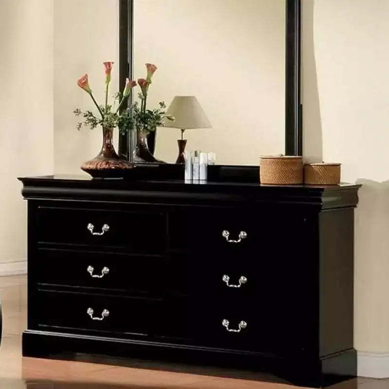 Acme Furniture 60" Louis Philippe III Dresser Black