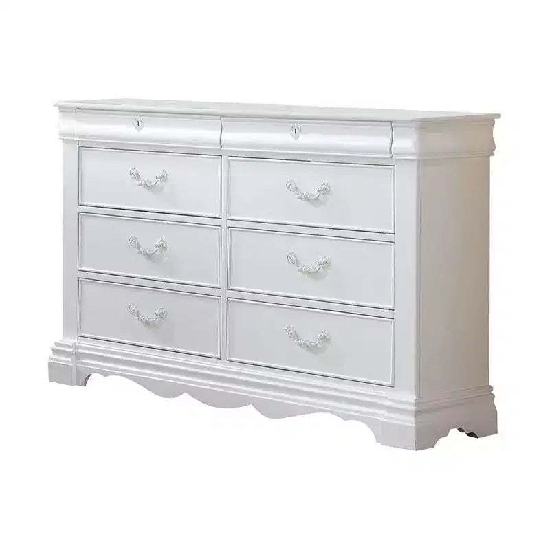 Acme Furniture 56" Estrella Dresser White Finish