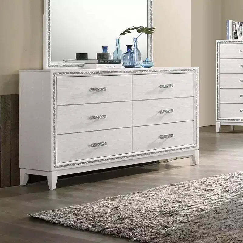 Acme Furniture 63" Haiden Dresser White Finish