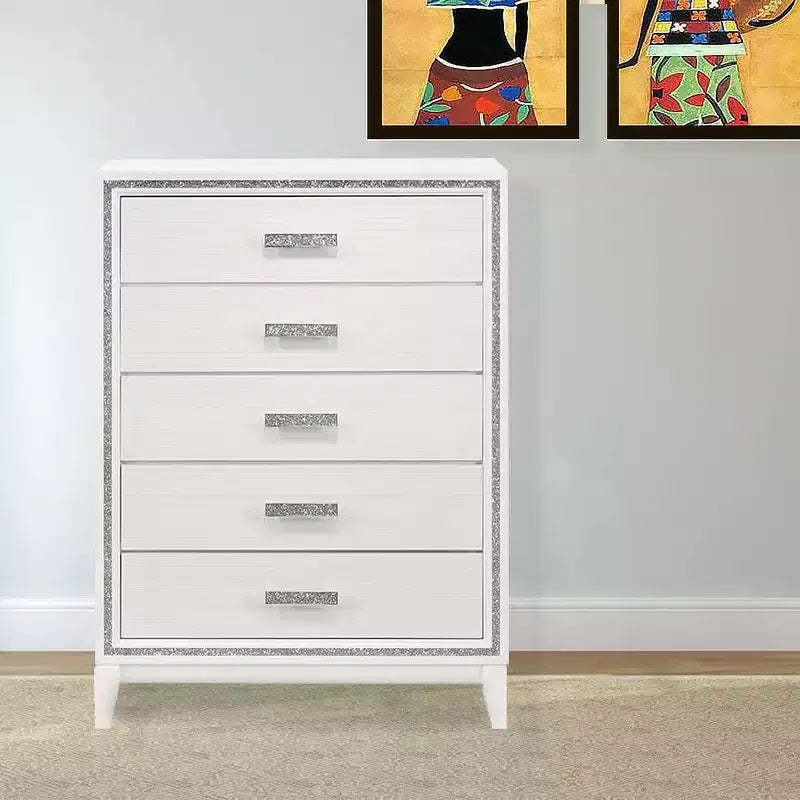 Acme Furniture 35" Haiden Dresser White Finish