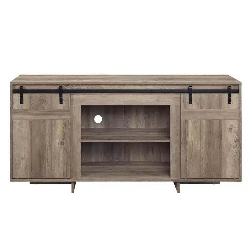 Acme Furniture 60" Bellarosa TV Stand for TVs up to 60" Gray Washed Finish