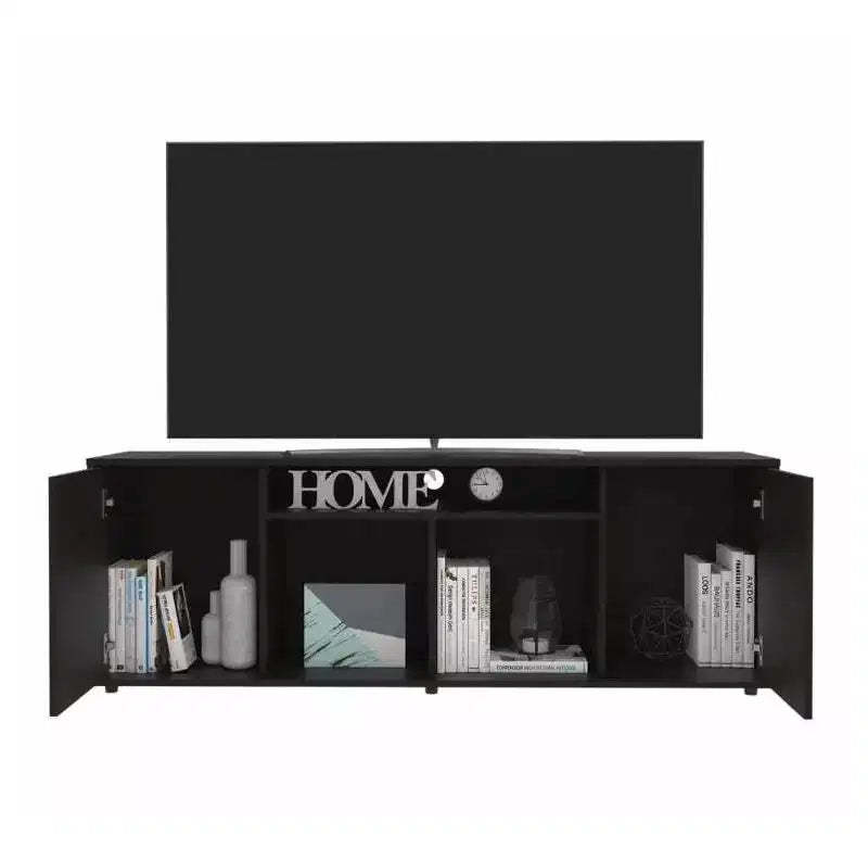 Bozeman TV Stand for TVs up to 60" Black - Boahaus