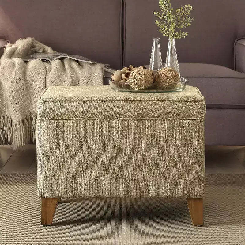Storage Ottoman Brown - HomePop