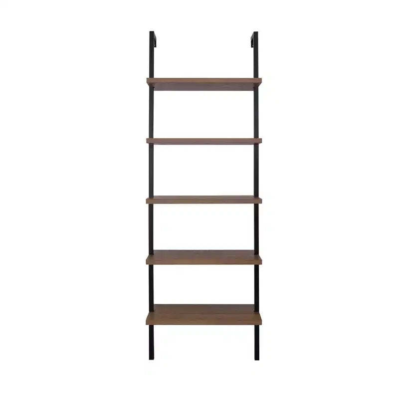 Nathan James 72.5" Theo Bookshelf Brown