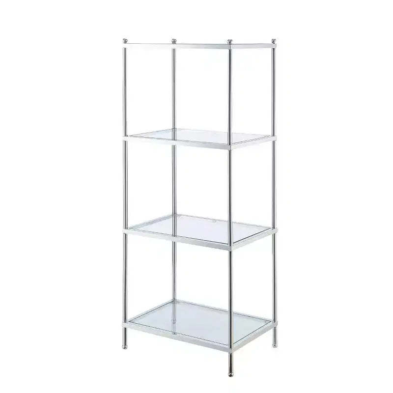 43" Royal Crest 4 Tier Tower Chrome - Breighton Home