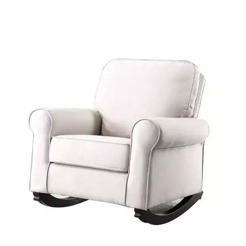 37.01" Elvin Active Sitting Chair Beige Fabric - Acme Furniture: Linen Upholstery, Metal Frame, No Tools Assembly