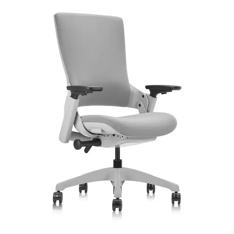 24/7 Shop At Home Tess Ergonomic Office Chair Gray: Adjustable, Mesh Back, Wheeled Base, Metal Frame