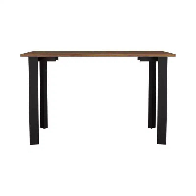 Colombo Computer Desk Brown - Boahaus: Modern Style, Adult Assembly, Scratch-Resistant Surface