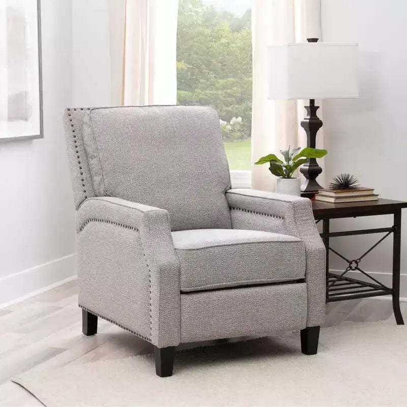 Powell Ressler Press-Back Recliner Coconut