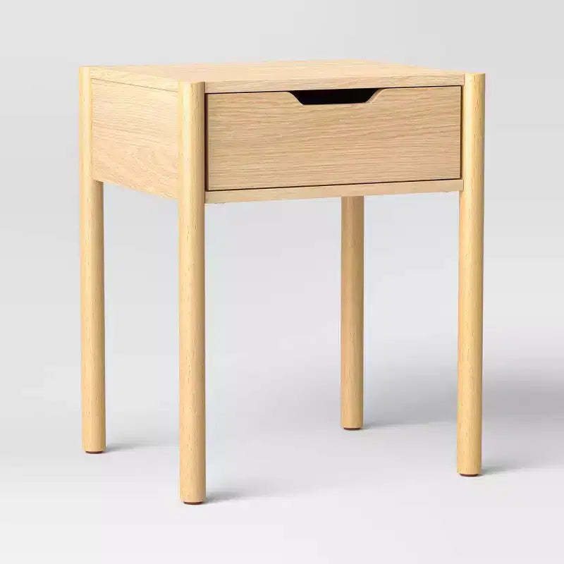 Scandi Nightstand Natural - Room Essentials™