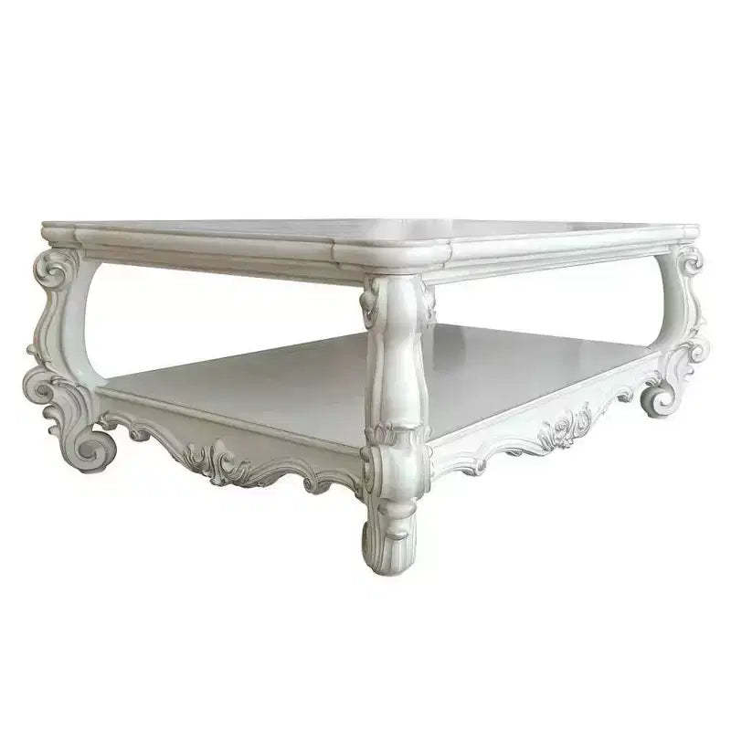 Acme Furniture Versailles Coffee Table Bone White