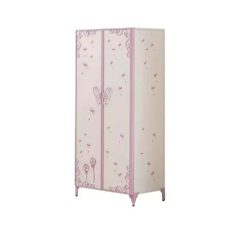 32" Priya II Decorative Storage Cabinet White and Light Purple - Acme Furniture
