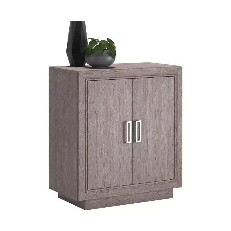 Sauder Hayes Garden 2 Door Office Base Cabinet Ashen Oak