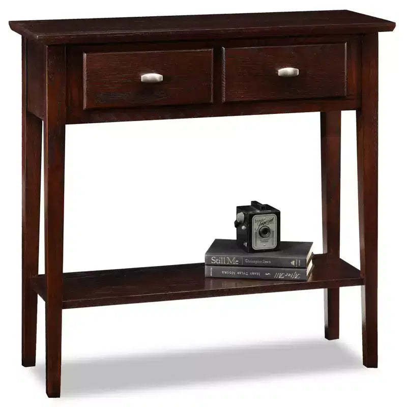 Leick Home Favorite Finds Hall Console/Sofa Table Chocolate Oak Finish - Leick Home: Space: 20x20 Inch Polyester, Machine Washable Cloth Napkins