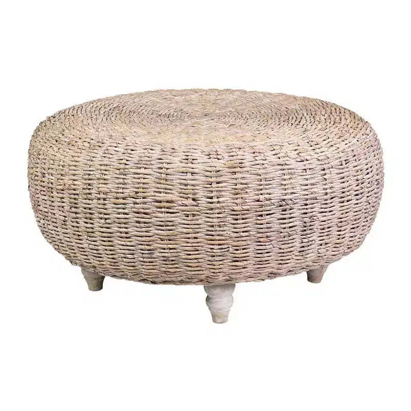 East at Main Borneo Round Coffee Table Tan