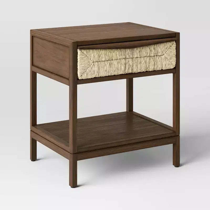 Withania Side Table - Threshold™: Wood Composite, Decorative Storage Cabinet with Drawer