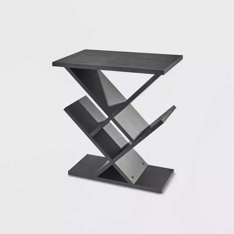 Zig Zag Accent Table Black Walnut - Adesso
